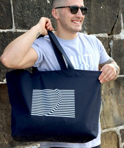 Bolsa playa Amuitz Mirentxu Olatua Azul Marino