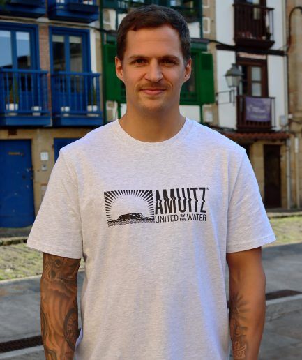 Camiseta Amuitz United Gris Crema