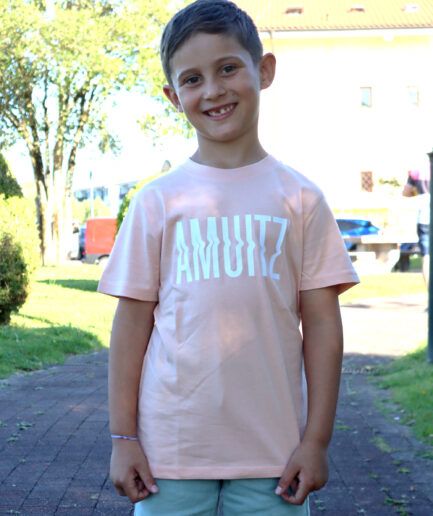 Camiseta Amuitz Kids Melocotón