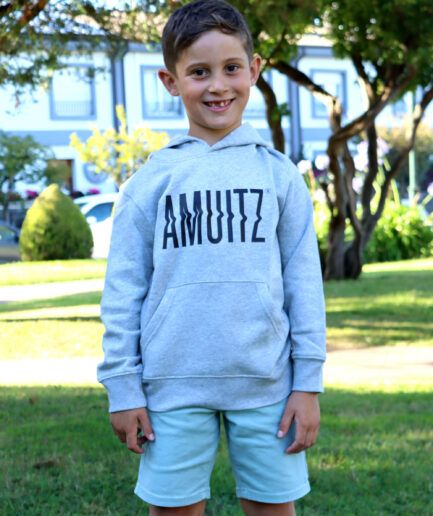 Sudadera Amuitz Kids Gris