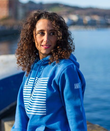 Sudadera Amuitz Mirentxu Olatua Azul Claro