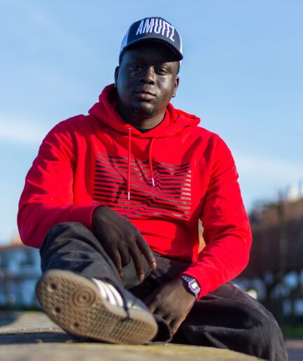 Sudadera Amuitz Mirentxu Olatua Rojo