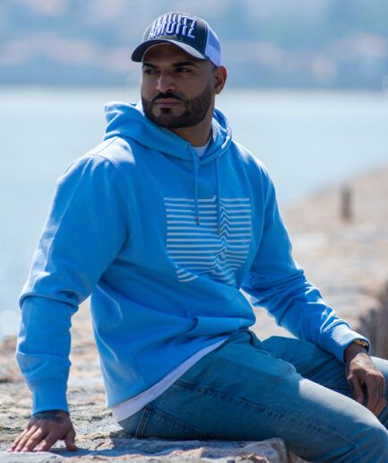 Sudadera Amuitz Mirentxu Olatua Azul Cielo