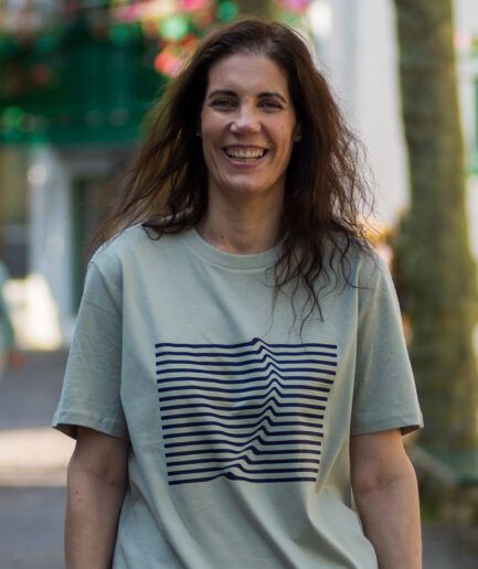 Camiseta Amuitz Mirentxu Olatua Gris Piedra