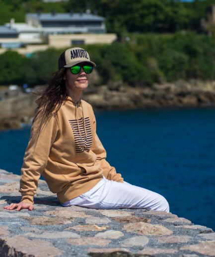 Sudadera Amuitz Mirentxu Olatua Beige Café