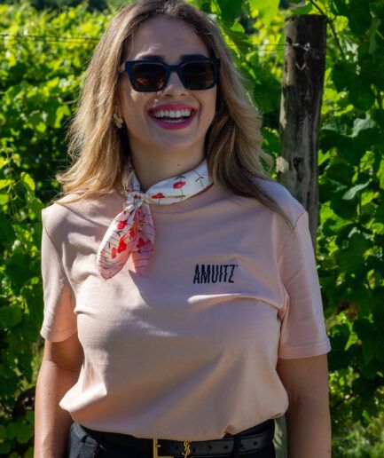 Camiseta Amuitz Melocotón Naranja