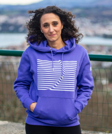 Sudadera Amuitz Mirentxu Olatua Morado