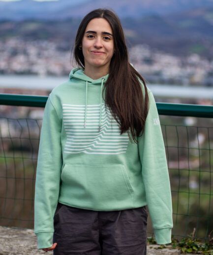 Sudadera Amuitz Mirentxu Olatua Verde Claro